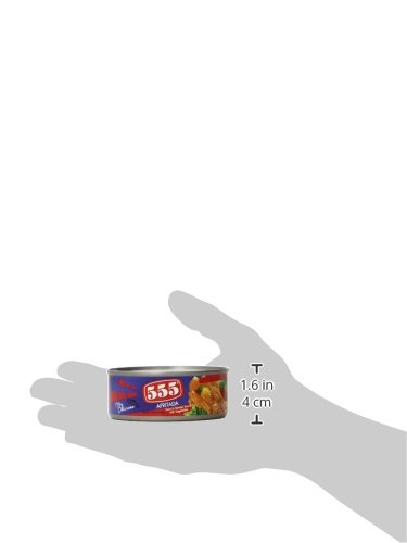 555 Tuna Flakes in Afritada Sauce - 4.9oz Canned Tuna for Filipino Recipes, Quick Meals & Emergency Food Storage