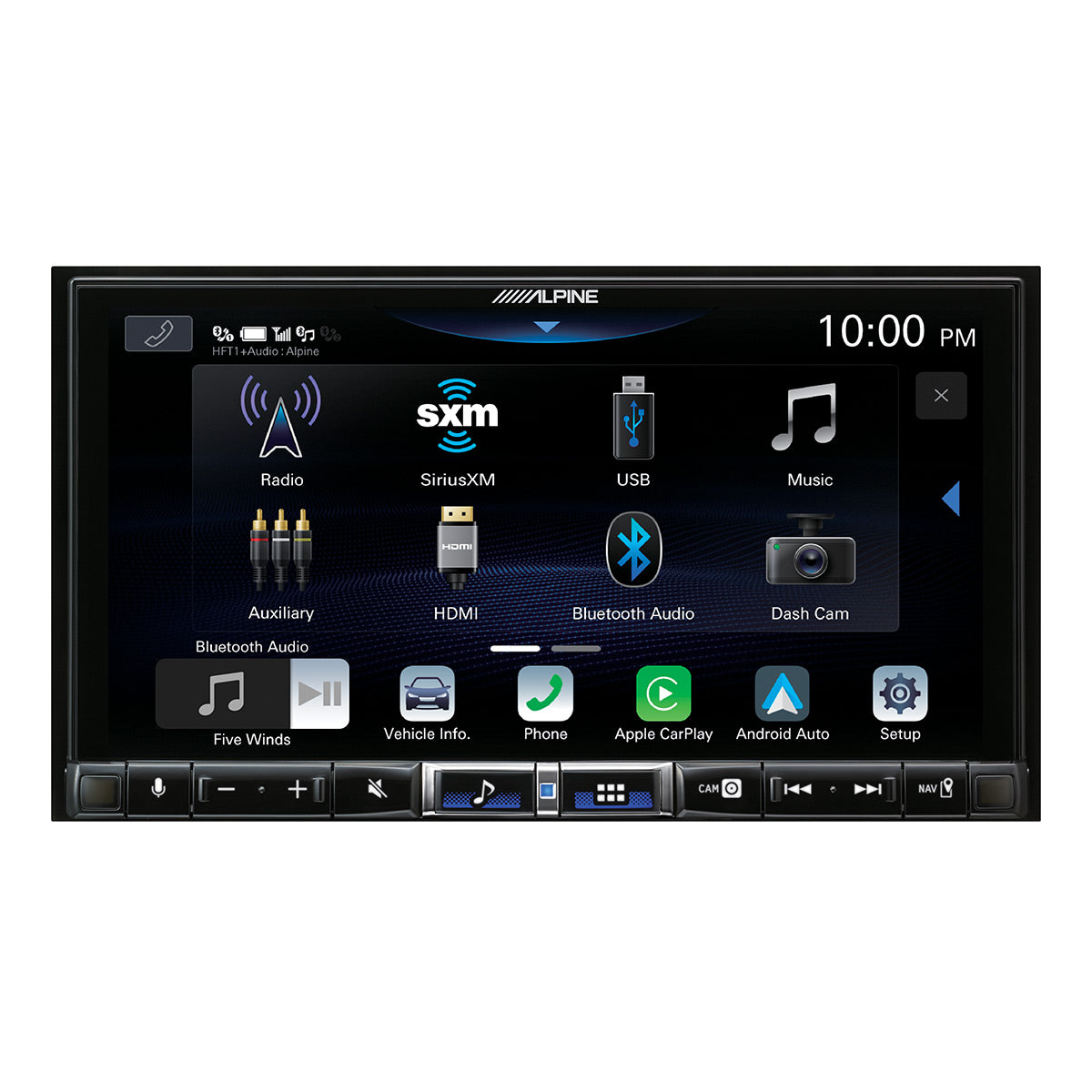 Alpine iLX-507 7-Inch Digital Multimedia Car Stereo Receiver with Hi-Res Audio - Perfect for Car Audio Upgrades & Hands-Free Driving