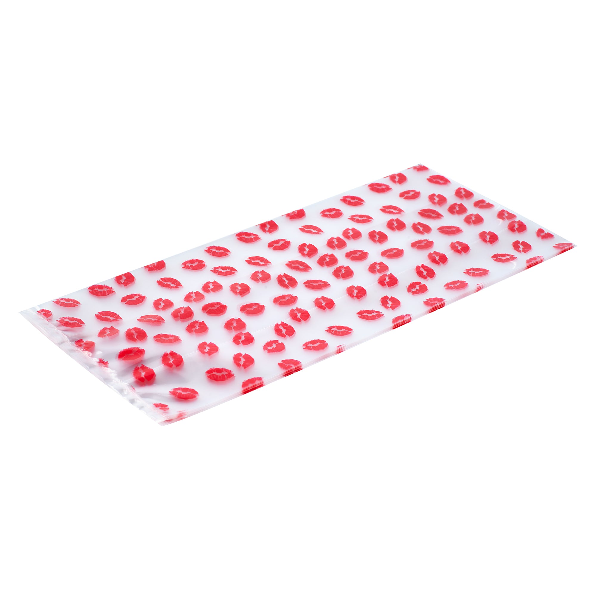 Sexy Lips Plastic Candy Bags - Gusseted 5 x 3 x 11 Inches - 4000 Count Bulk Packaging Box for Parties, Weddings & Candy Buffets