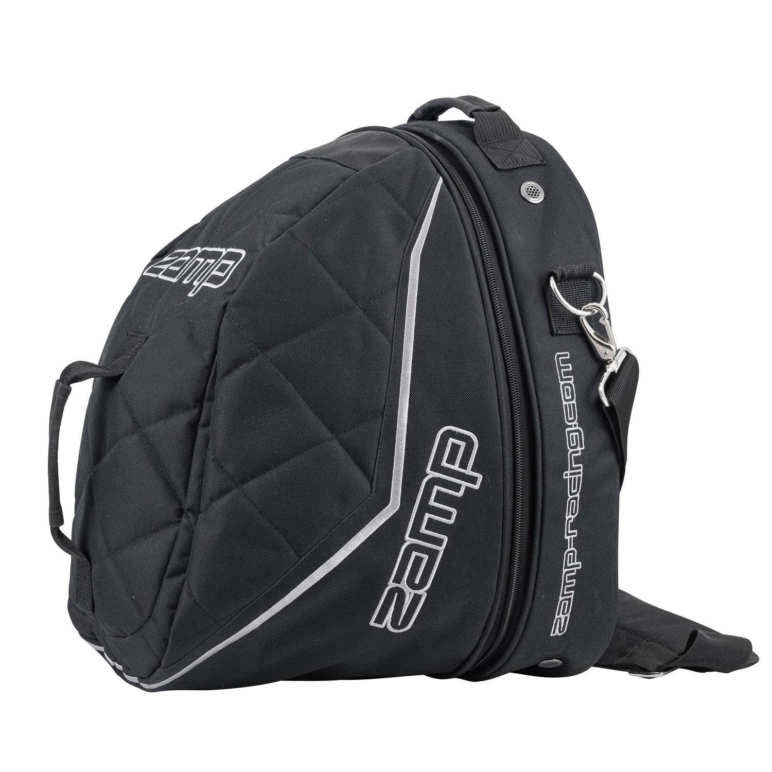 Zamp Racing Helmet Bag with Built-in Cooling Fan - Durable Storage & Transport Case for Motorcycle, ATV, and Racing Helmets - Perfect for Track Days, Travel, and Outdoor Adventures