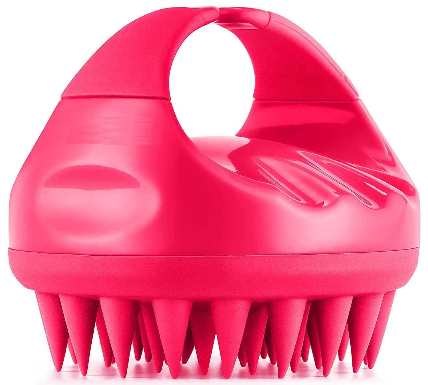 MISSLOOK Silicone Bristles Hair Scalp Massager Shampoo Brush - Gentle Hair Care for All Hair Types (Multicolor) - Perfect for Relaxing Scalp Massage & Deep Cleansing in Shower or Bath