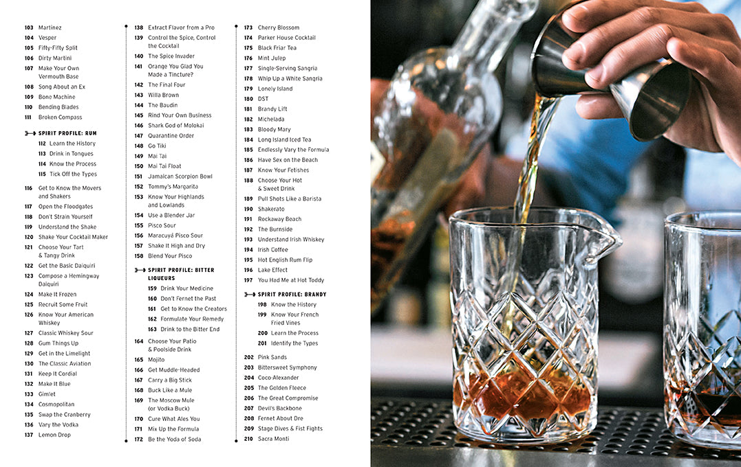 The Complete Cocktail Manual - Essential Guide to Mixing Drinks & Bartending Techniques | Perfect for Home Bars, Parties & Professional Bartenders