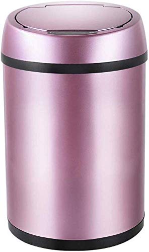 BYCDD Smart Induction Trash Can - Automatic Sensor Stainless Steel Garbage Bin for Kitchen, Bathroom, Living Room | Touchless Waste Disposal for Home & Office Use