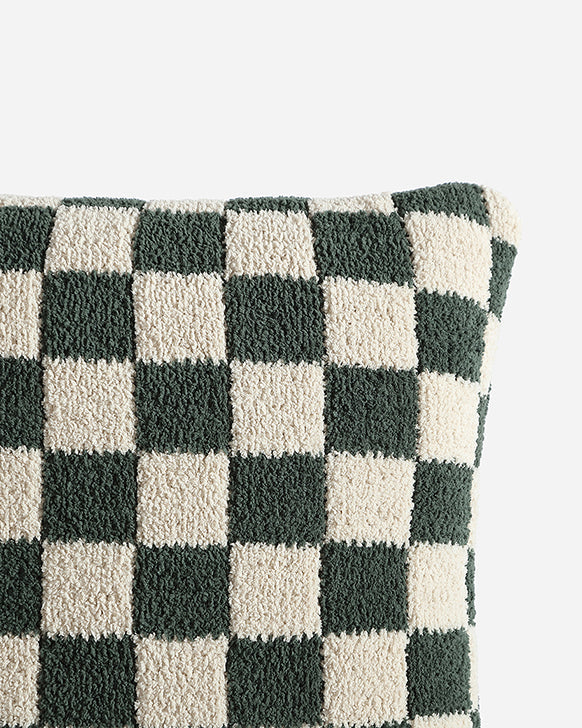Checkerboard Throw Pillow - Soft Decorative Cushion for Sofa, Bed & Home Decor - Perfect for Living Room, Nursery & Cozy Spaces