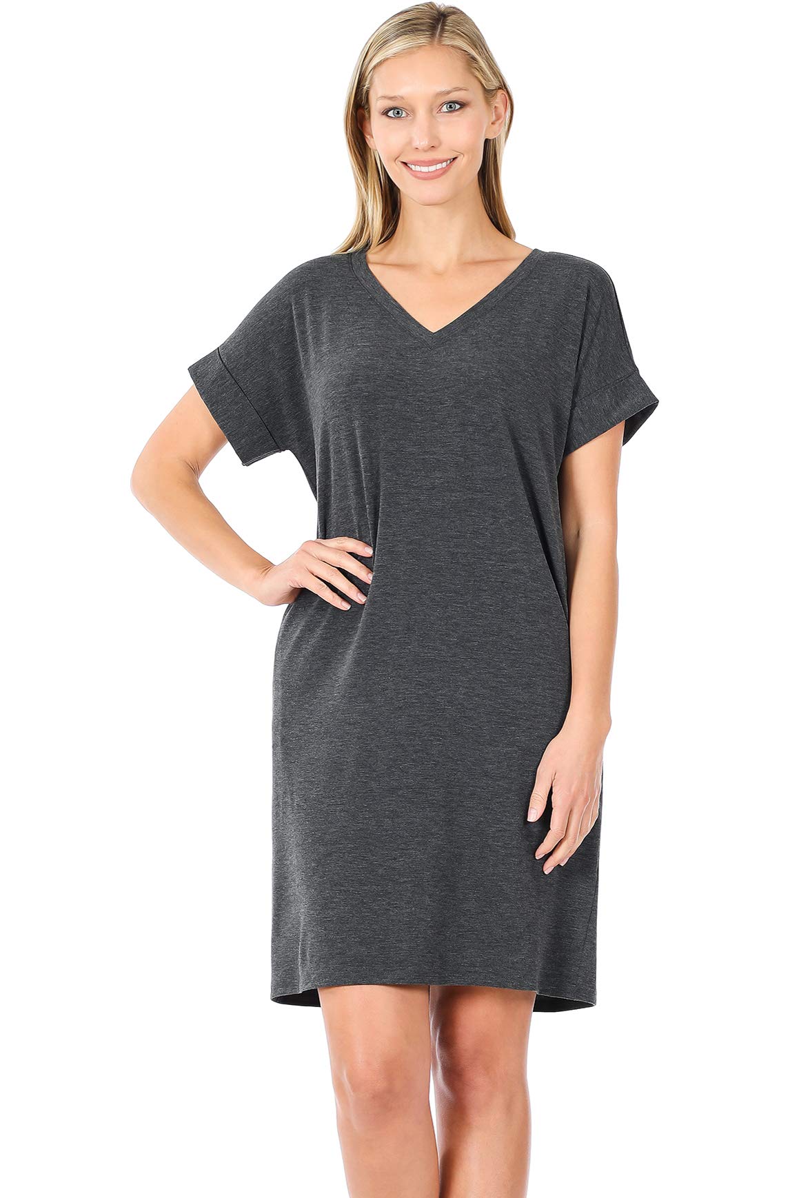 Zenana Women's Casual Summer Dress - Flowy Boho Maxi Dress with Pockets for Beach, Vacation & Everyday Wear
