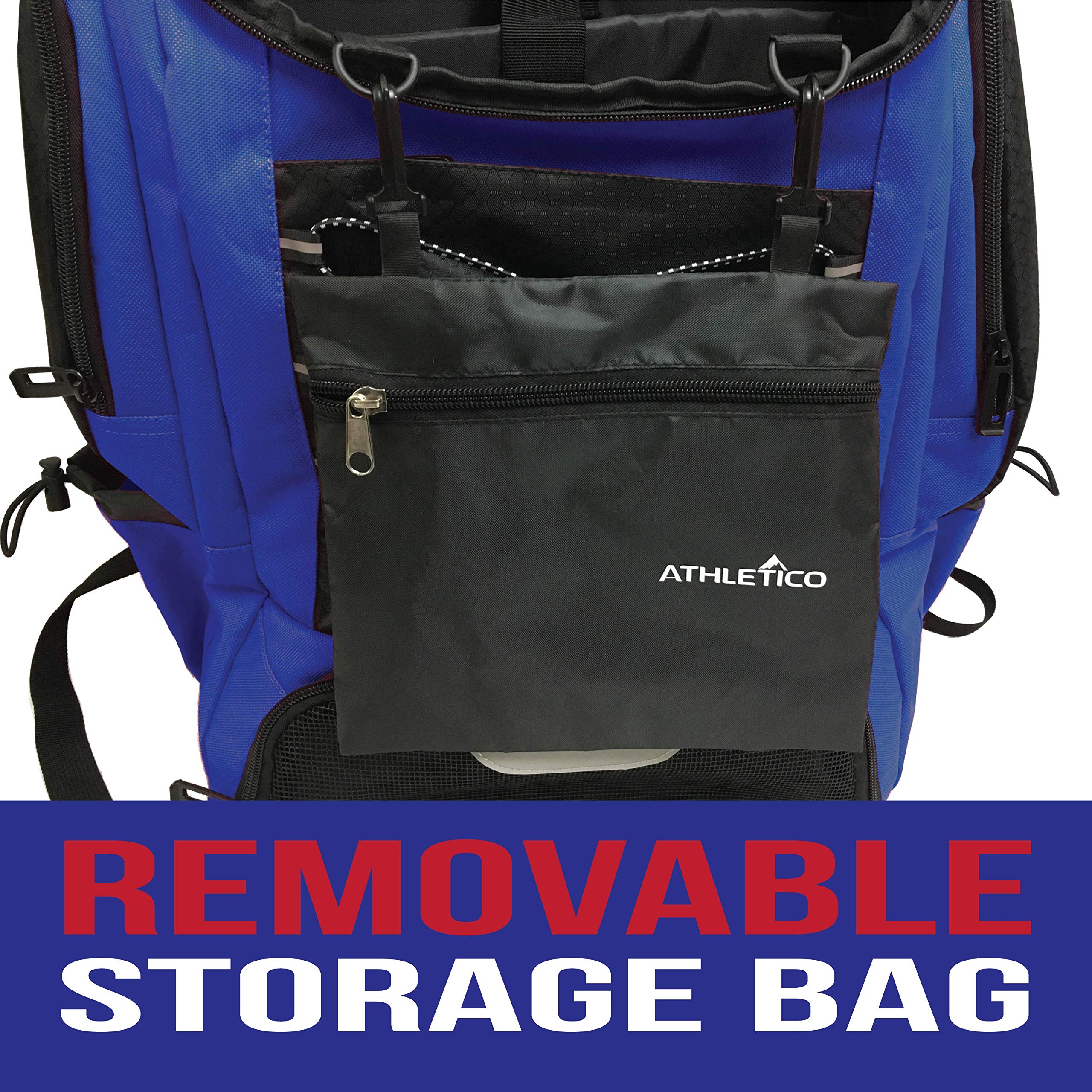 **Athletico Waterproof Swim Backpack - Large Swim Bag with Wet & Dry Compartments for Swimming, Beach & Camping - Durable Pool Bag with Laptop Sleeve - Perfect for Gym, Travel & Sports Gear Storage**