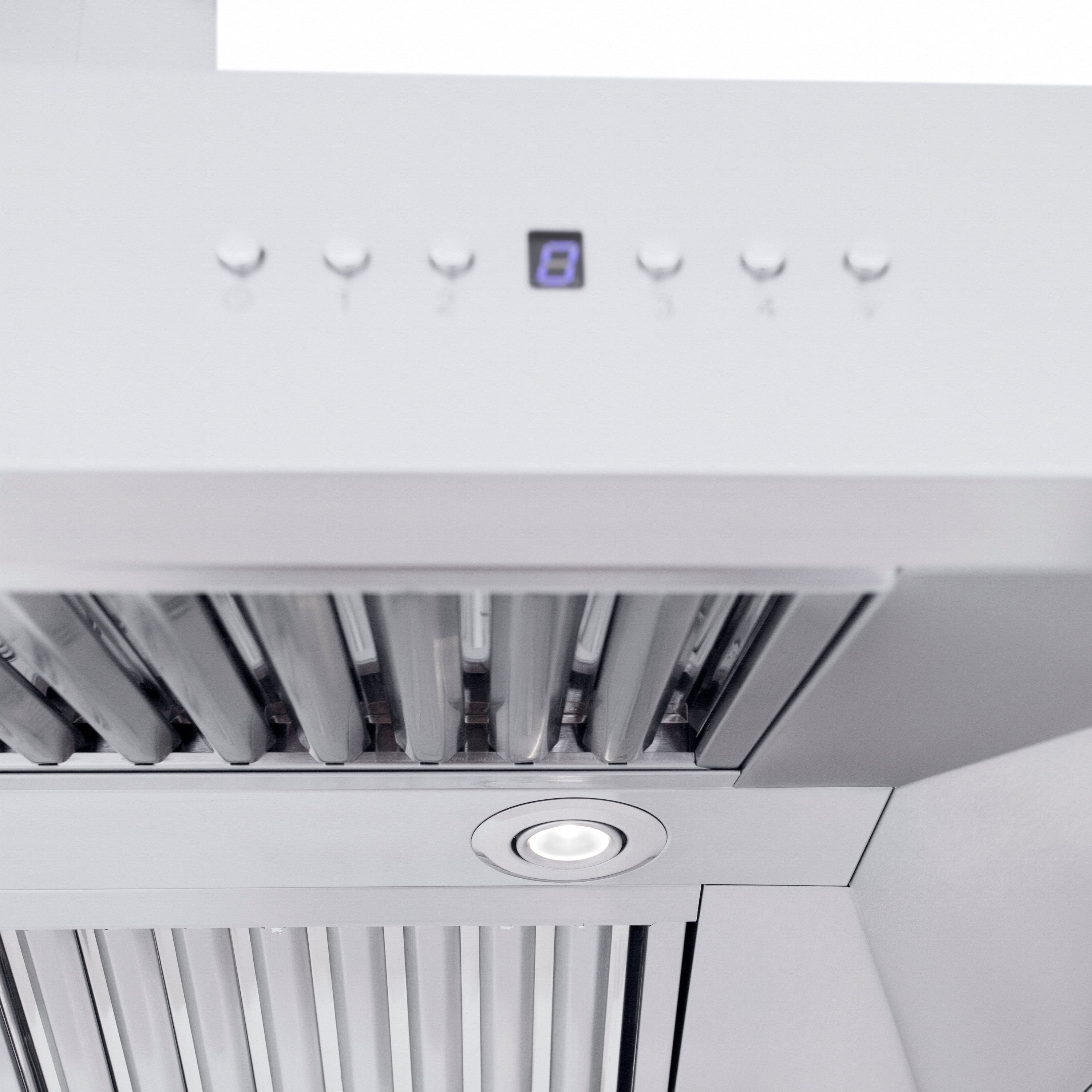 ZLINE 667CRN Professional 400 CFM Stainless Steel Convertible Wall Mount Range Hood with Crown Molding - Perfect for Modern Kitchens & High-Heat Cooking