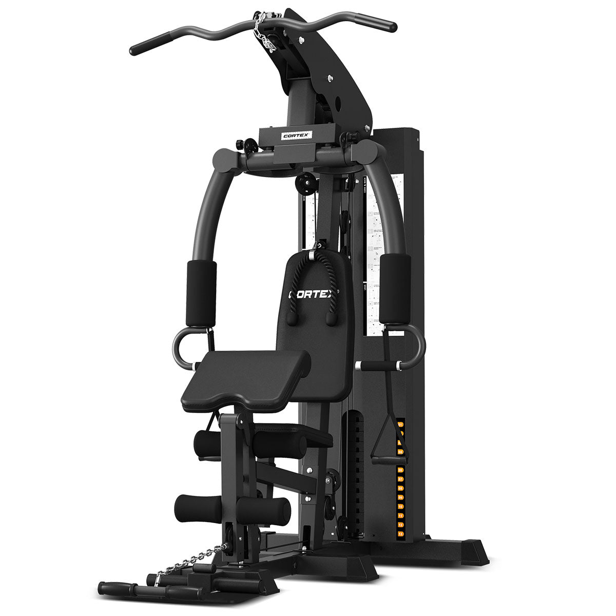 CORTEX SS3 Single Station Multi-Function Home Gym with Front/Rear Fly - Full Body Workout for Strength Training & Muscle Building at Home
