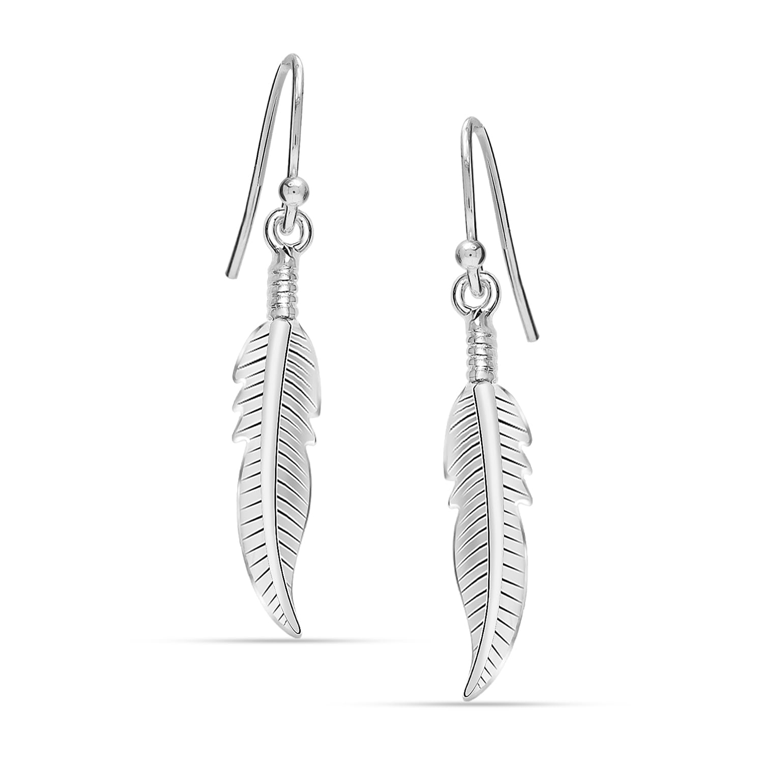 LeCalla 925 Sterling Silver Teardrop Dangle Earrings for Women - Elegant Fish Hook Drop Earrings | Hypoallergenic Everyday Jewelry Gift | Perfect for Office, Date Night & Special Occasions