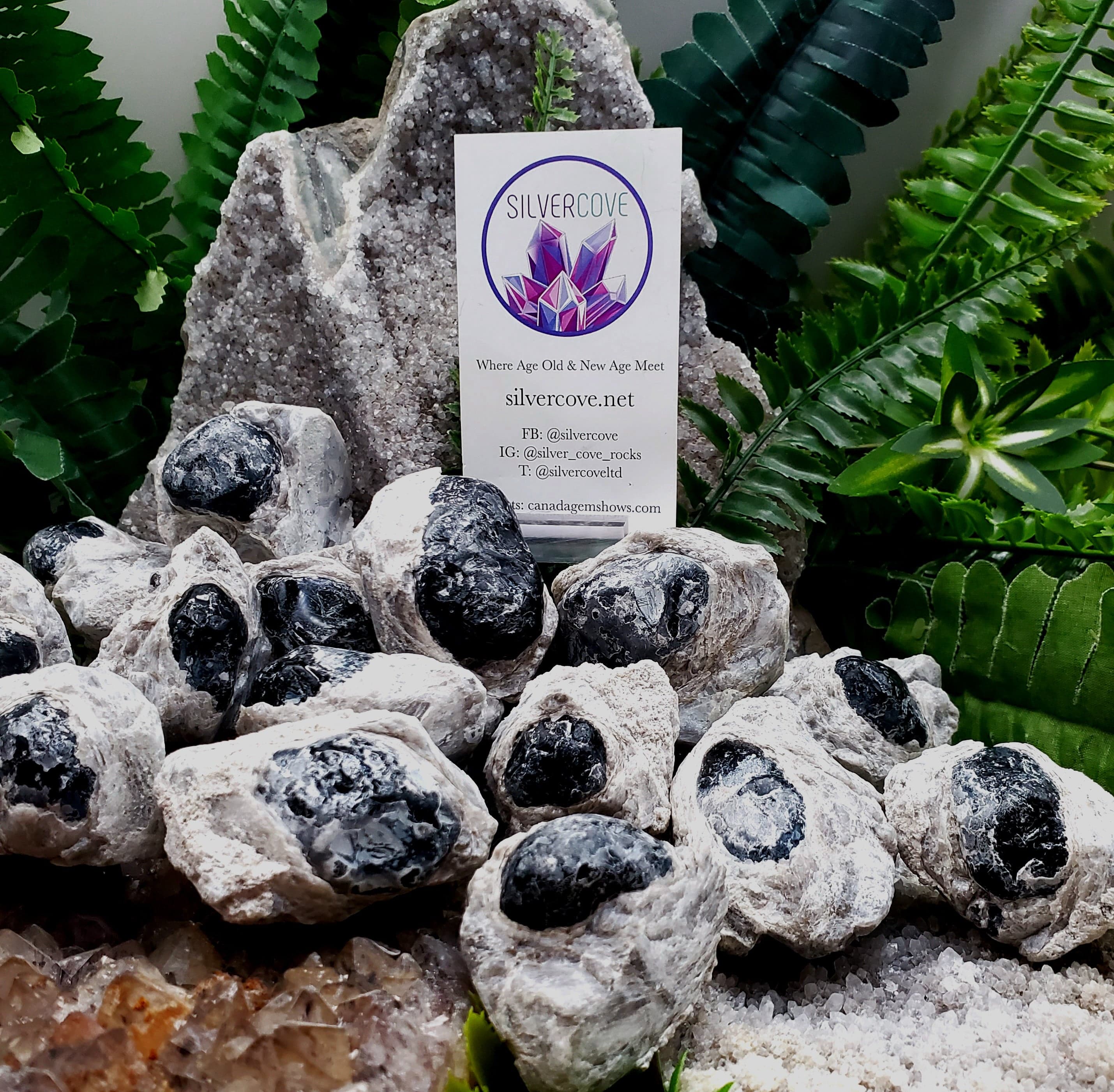 Natural Apache Tears in Perlite - Healing Stones for Meditation, Stress Relief & Home Decor | Perfect for Crystal Collections, Gifts & Spiritual Practices