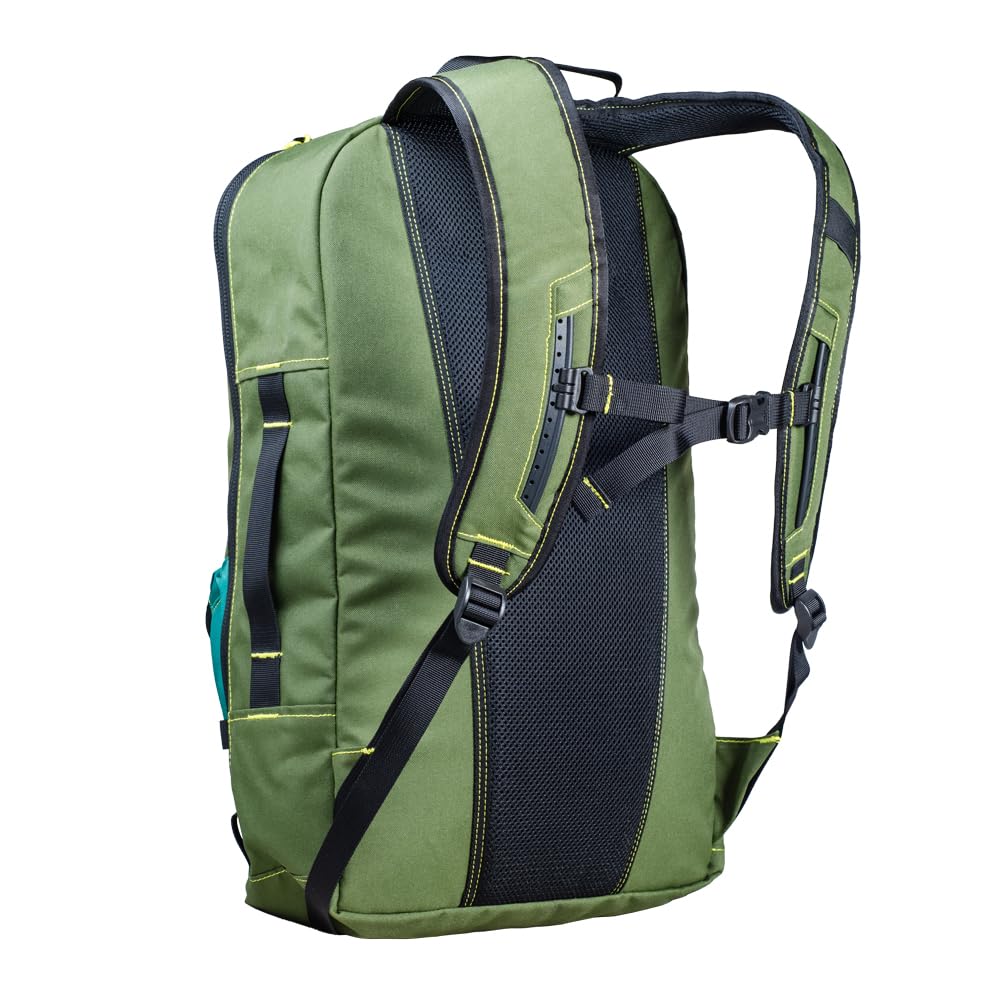 **Asana Climbing Gym Backpack 'Session' - 20L Unisex Climbing Gear Bag with Shoe Compartment, Stretch Pocket & Patch Strip (Olive) - Perfect for Rock Climbing, Bouldering & Outdoor Adventures**