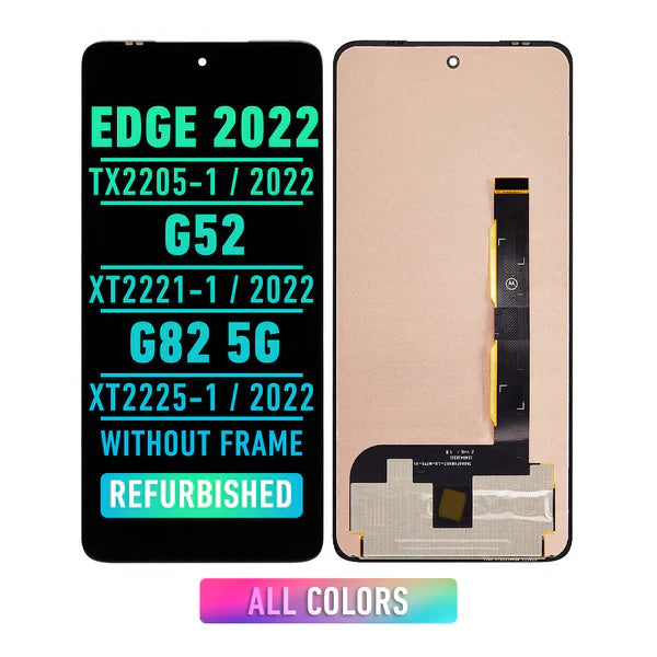 Refurbished Motorola Moto Edge 2022 / G52 / G82 5G OLED Screen Replacement (XT2205-1, XT2221-1, XT2225-1) - Frame Not Included - All Colors - Perfect for DIY Phone Repair & Screen Damage Replacement