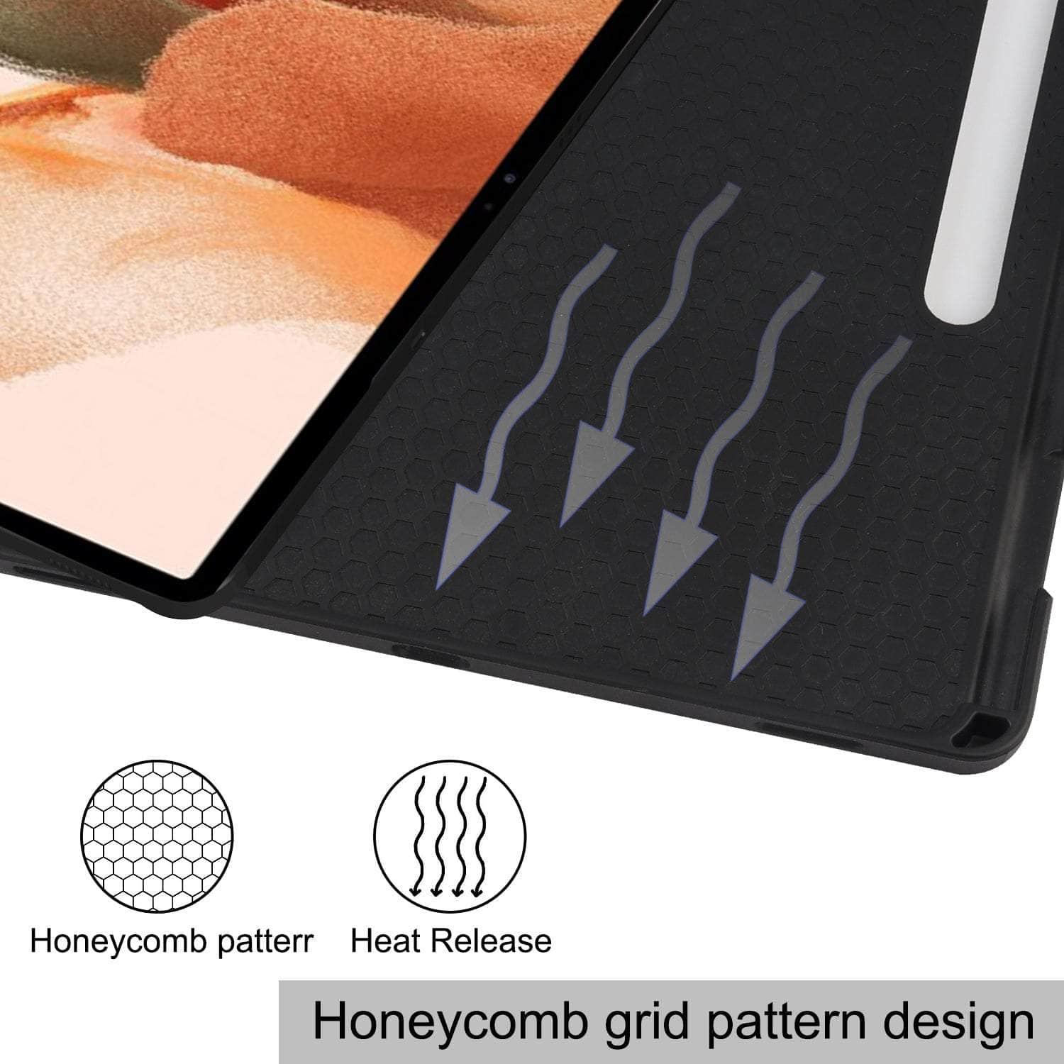 Premium Smart Tab S8 X700 Magnetic Leather Case - Durable Cowhide Cover with Secure Adsorption | Perfect for Work, Travel & Home Use