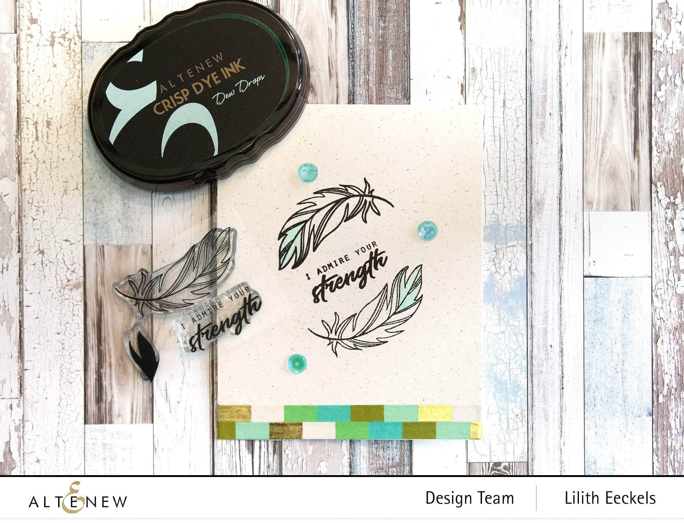 Mini Delight Strength Stamp & Die Set - DIY Scrapbooking, Card Making, and Paper Crafting Tools for Creative Projects
