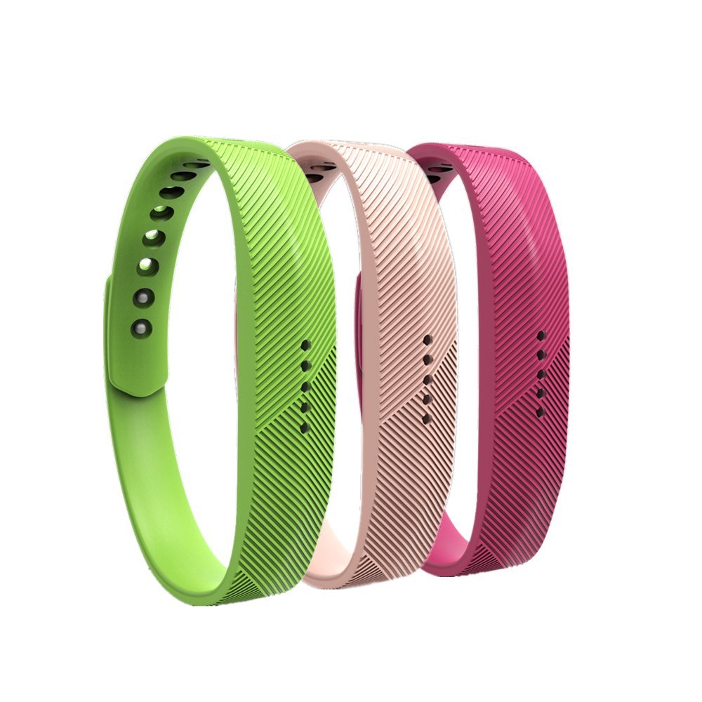 Soft Silicone Replacement Watch Band for Fitbit Flex 2 - Comfortable Wristband for Fitbit Flex 2 Fitness Tracker | Perfect for Workouts, Running & Daily Wear