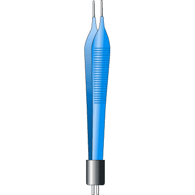 Bipolar Adson Forceps 1mm - 91 6100 - Precision Surgical Forceps for Microsurgery, Neurosurgery & Ophthalmic Procedures