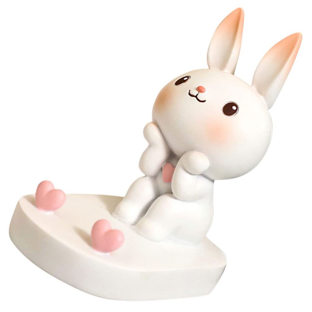 ABOOFAN Bunny Rabbit Phone Stand - Cute Animal Cell Phone Holder for Desk, Tabletop, and Home Decor | Perfect Gift for Chinese New Year 2023 & Everyday Use