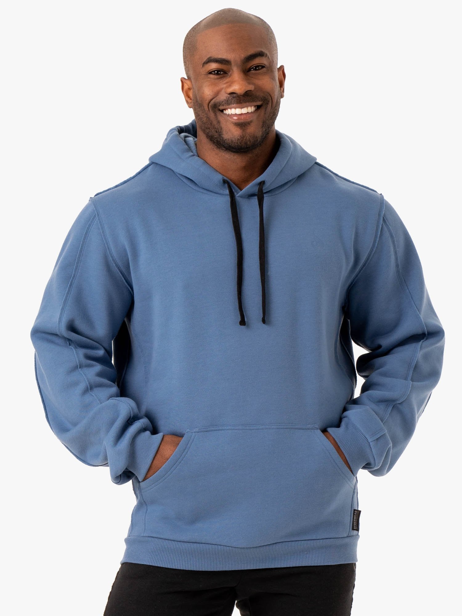 Force Pullover Hoodie for Men & Women - Comfortable Blue Zip-Up Hooded Sweatshirt - Perfect for Gym, Running, Outdoor Activities