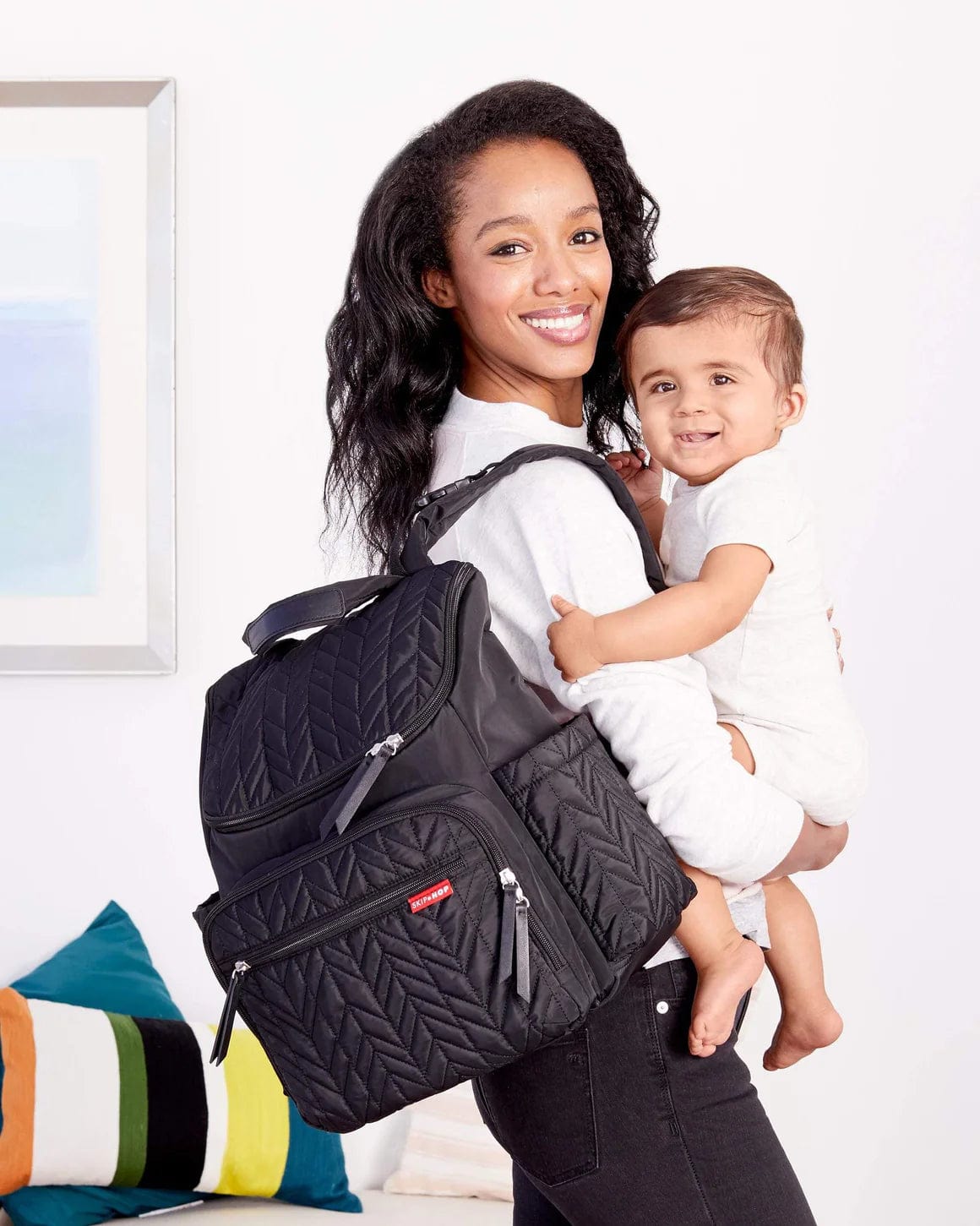 Skip Hop Forma Backpack - Stylish & Functional Diaper Bag for Parents - Perfect for Daycare, Travel & Everyday Use