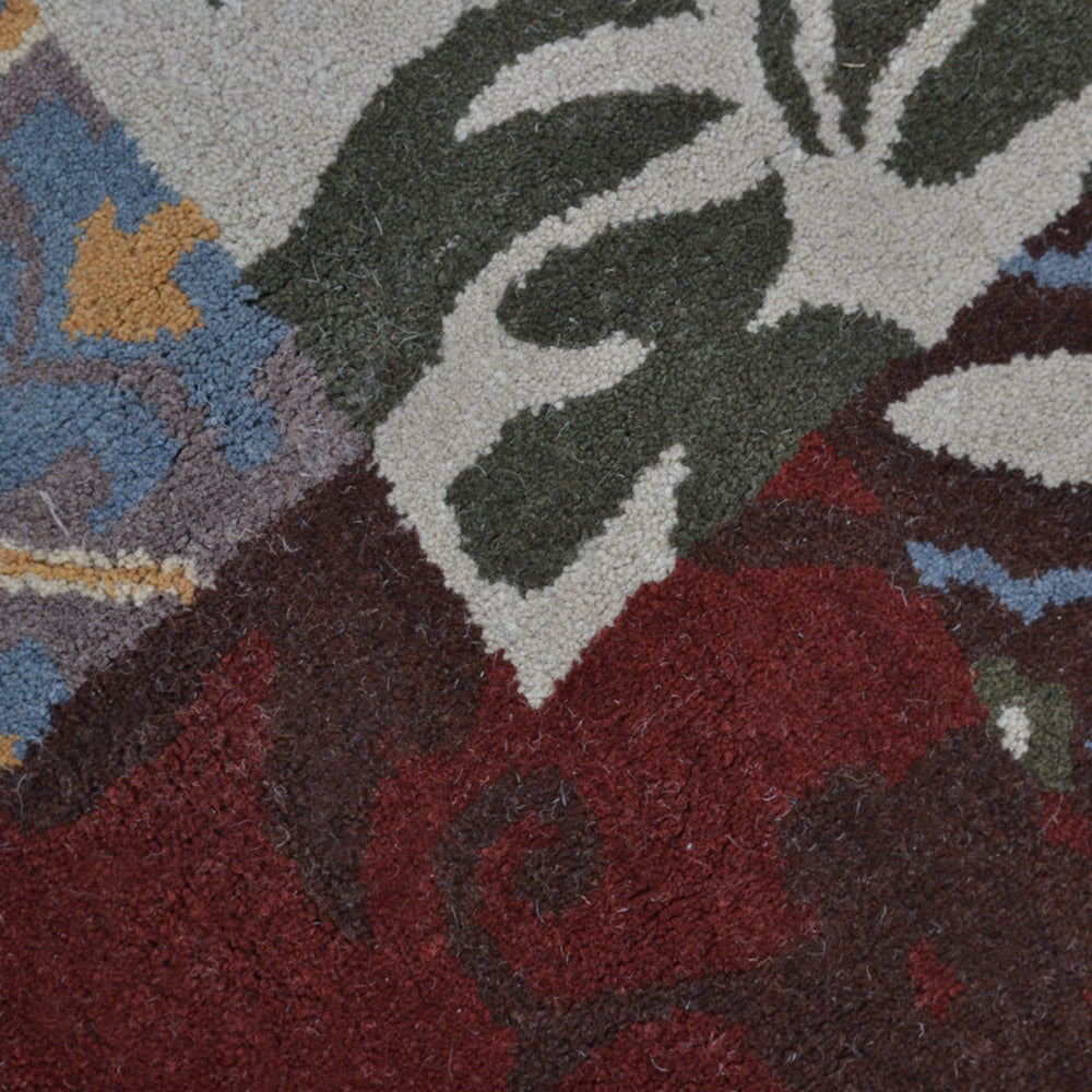 Hand Tufted Icelandic Poppy Rug - Soft Bohemian Wool Area Rug for Living Room, Bedroom & Nursery Decor
