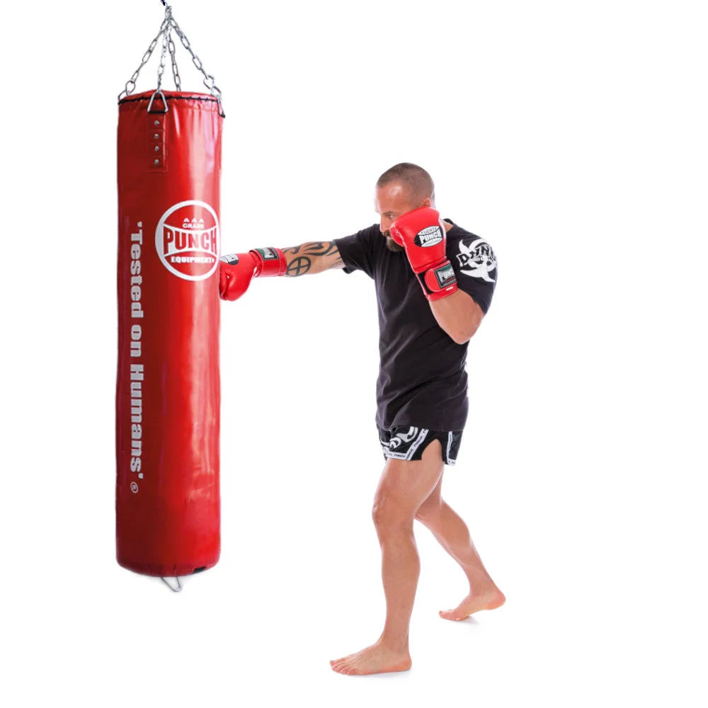 TROPHY GETTERS® 5FT Heavy Duty Boxing Punching Bag for Home Gym & Training - Perfect for Boxing, MMA, Kickboxing & Fitness Workouts