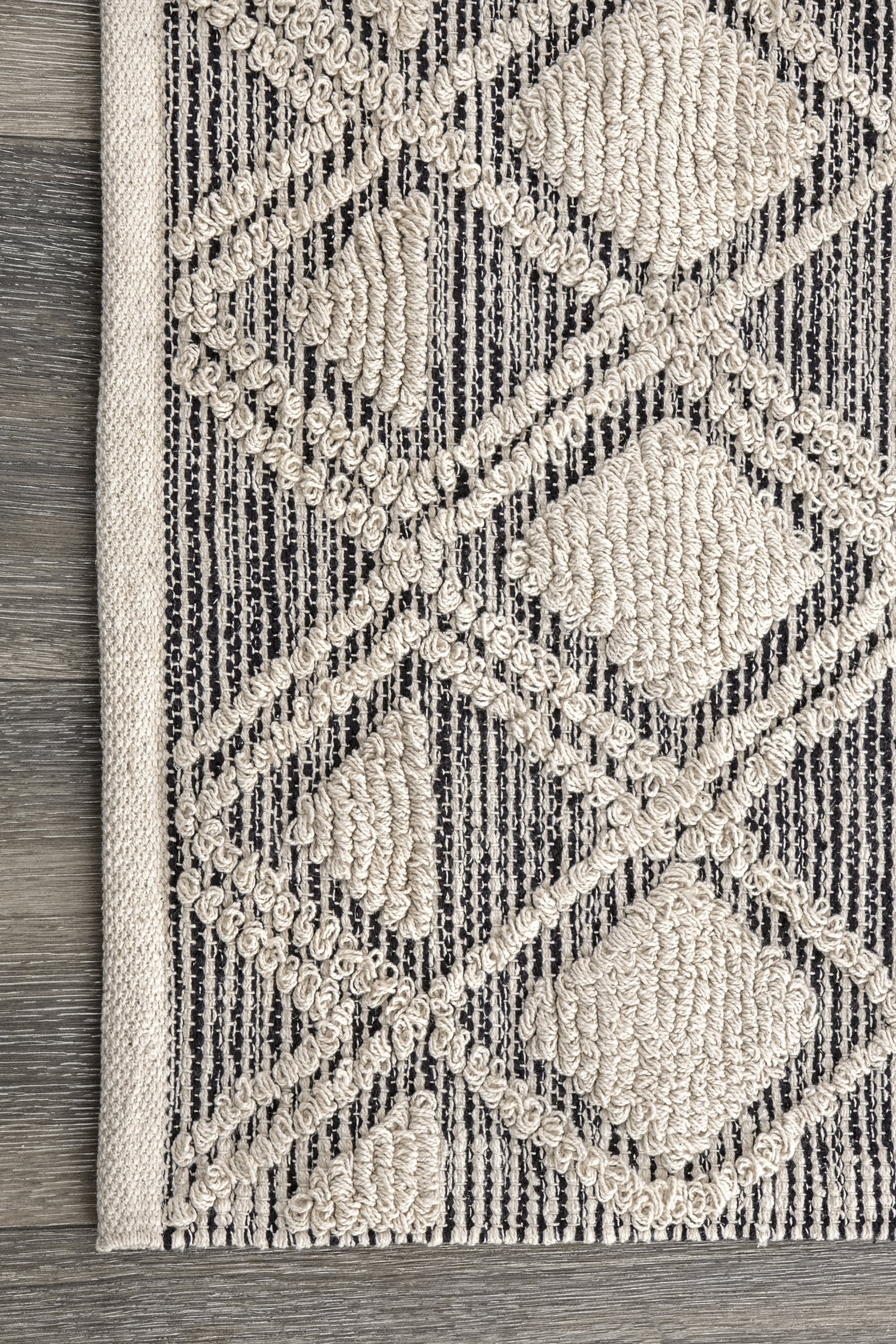 Harlequin Trellis Rug Ivory - Bohemian Chic Area Rug for Living Room, Bedroom & Dorm Decor