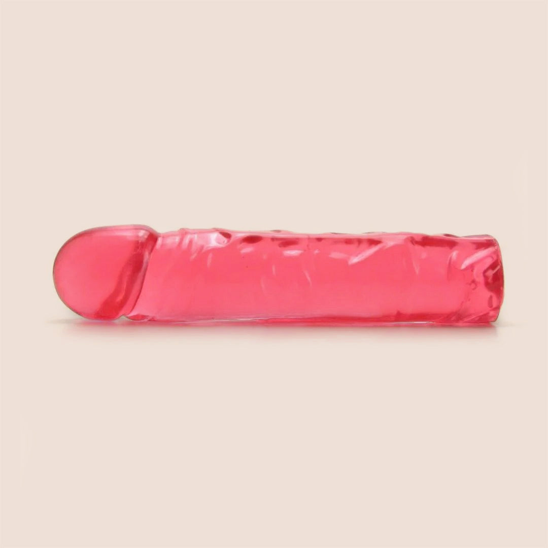 Realistic Crystal Jellies Classic Dildo - 10 Inch Lifelike Silicone Adult Toy for Couples & Solo Play | Perfect for Spicing Up Bedroom, Bachelorette Parties & Sensual Exploration