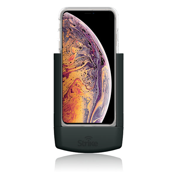 iPhone XS Max Car Mount Holder with Shockproof Case - Secure & Hands-Free Phone Cradle for Driving, Commuting & Road Trips