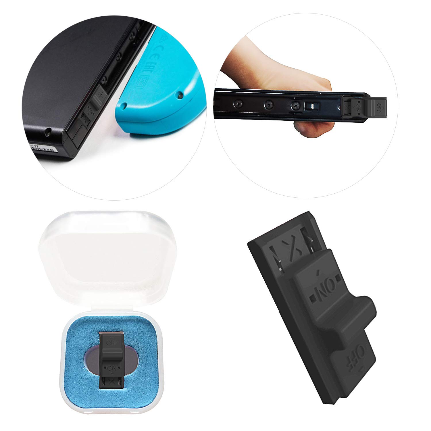 HARIKIKI RCM Clip Jig Short Connector for Nintendo Switch Joycon - Repair Tool for Switch Modding & Jailbreak - Perfect for Homebrew, Game Backup and Emulator Setup