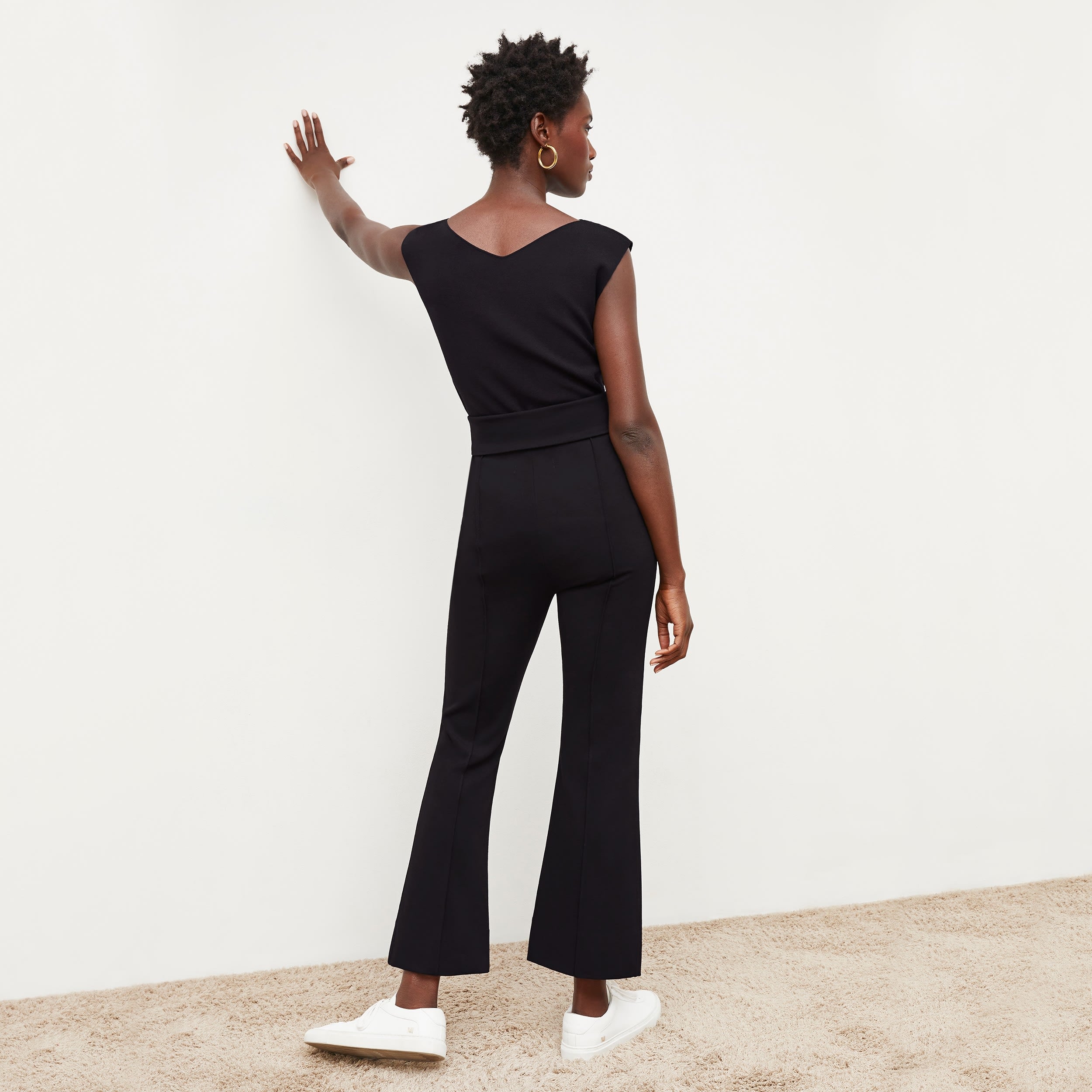Shiloh Washable Ponte Pants for Women - Comfortable Stretch Work Pants in Black | Perfect for Office, Travel & Casual Wear
