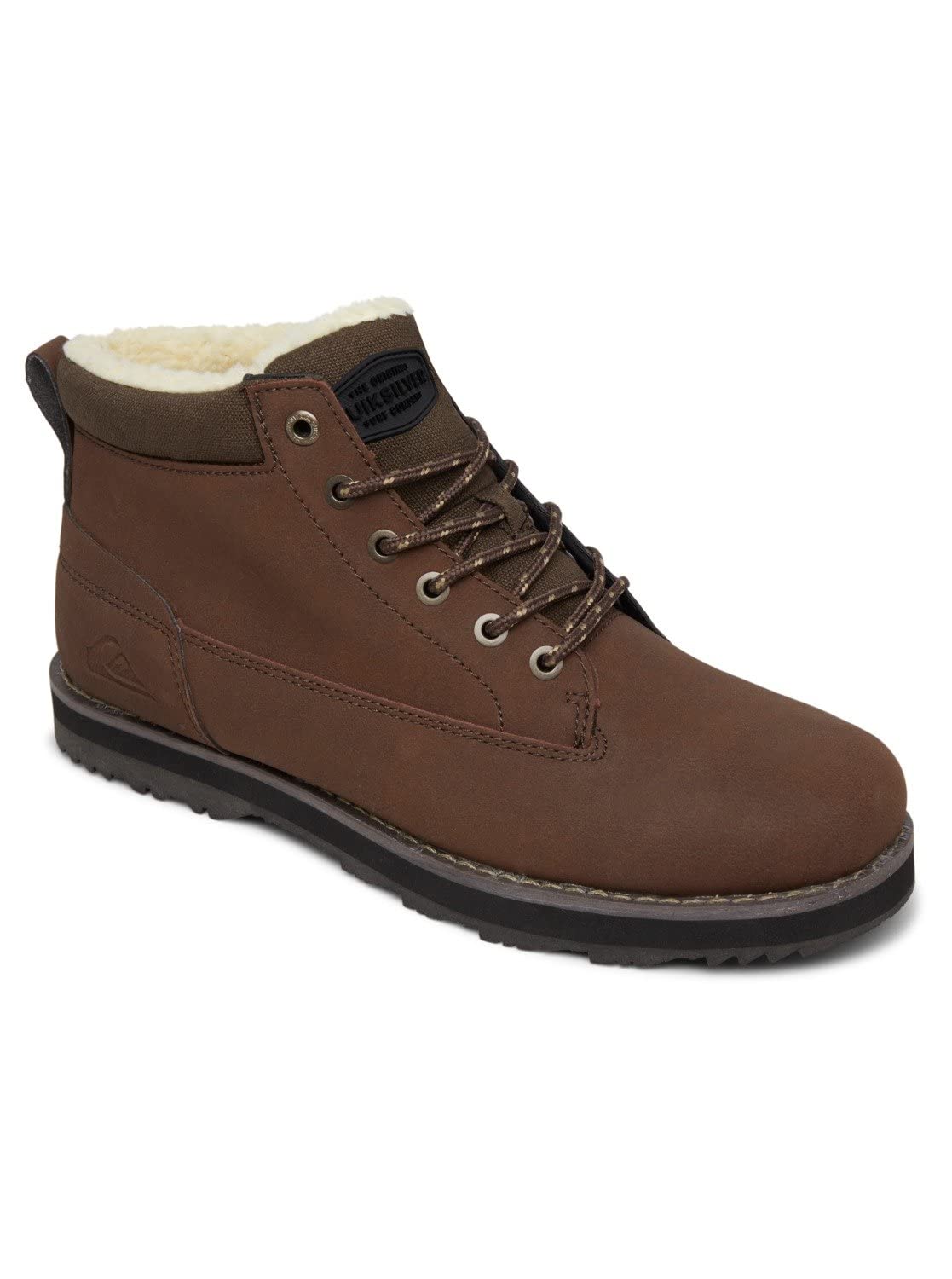 Quiksilver Men's Waterproof Snow Boots - Winter Hiking & Outdoor Boots for Cold Weather - UK Size 0.5 - Perfect for Snowboarding, Skiing & Winter Adventures