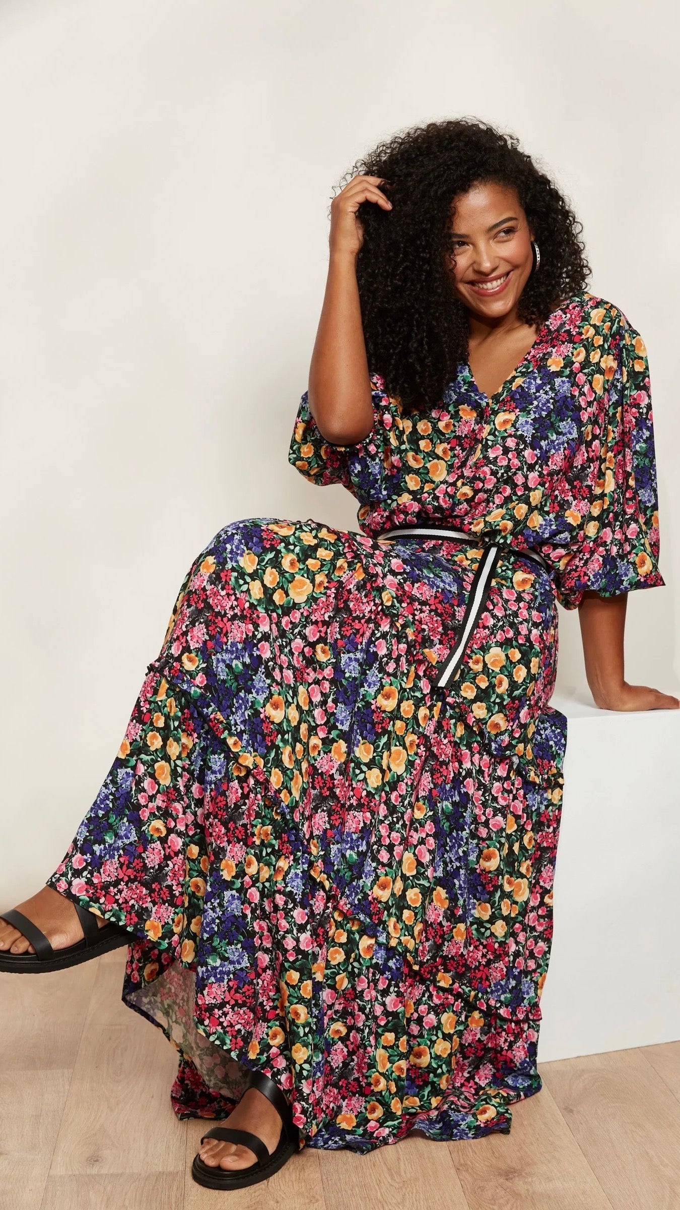 La Mer Skirt Blume - Elegant Floral Print Skirt for Women | Perfect for Summer Outfits, Beach Vacations & Casual Wear