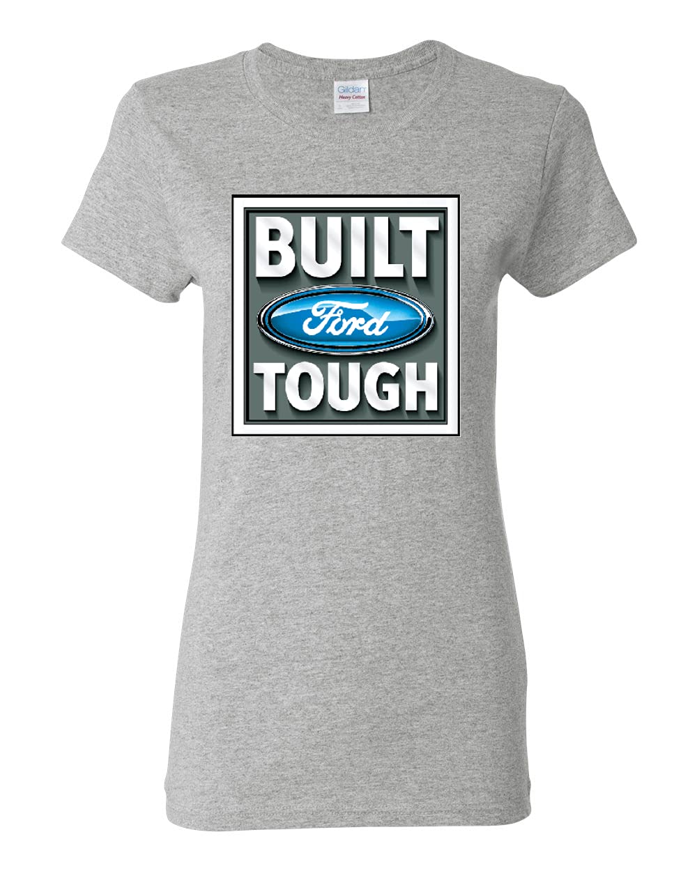 Official Ford Mustang Shelby Licensed Graphic T-Shirt for Women | Classic Cars & Trucks Collection | Built Ford Tough Apparel for Casual Wear & Car Enthusiasts