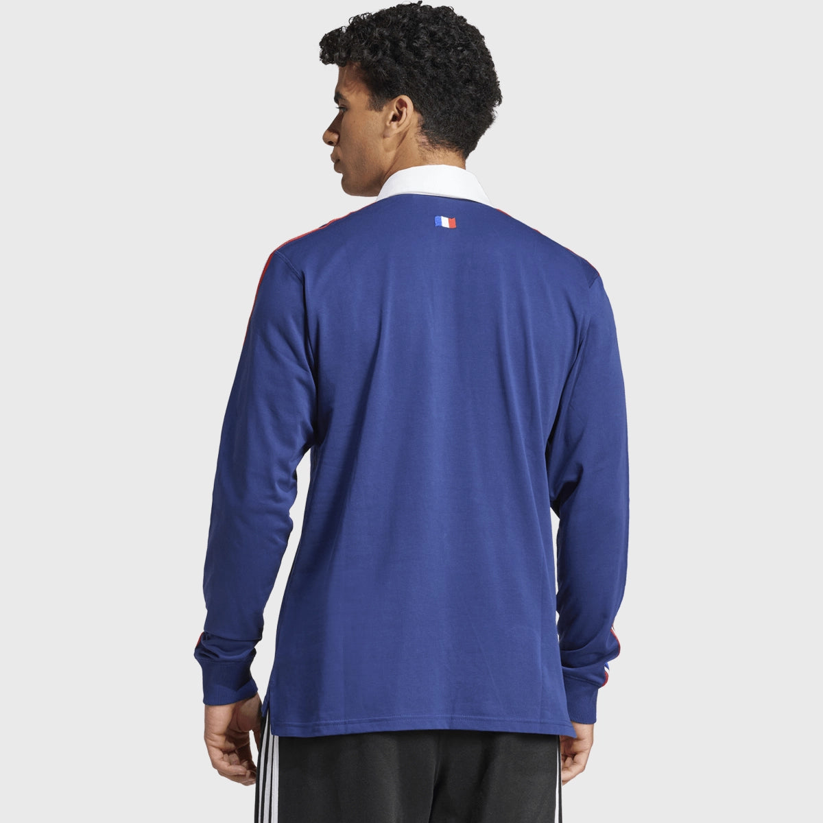 Adidas France Rugby Men's Culture Jersey 2024/25 - Official Fan Soccer Shirt for Sports & Casual Wear - Perfect for Match Days, Training, and Everyday Outfits