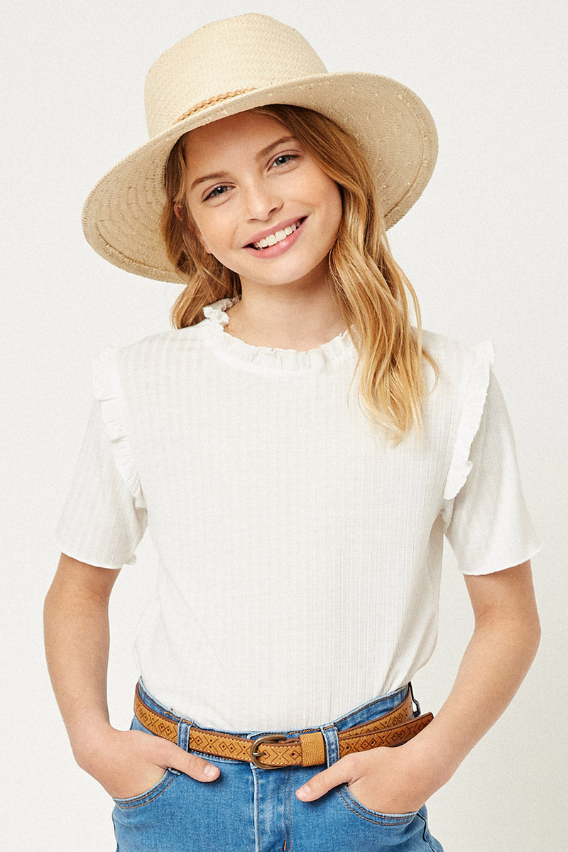 Women's Ruffle Collar Knit Top - Soft Comfortable Turtleneck Sweater for Fall & Winter | Perfect for Office, Date Night & Casual Outfits