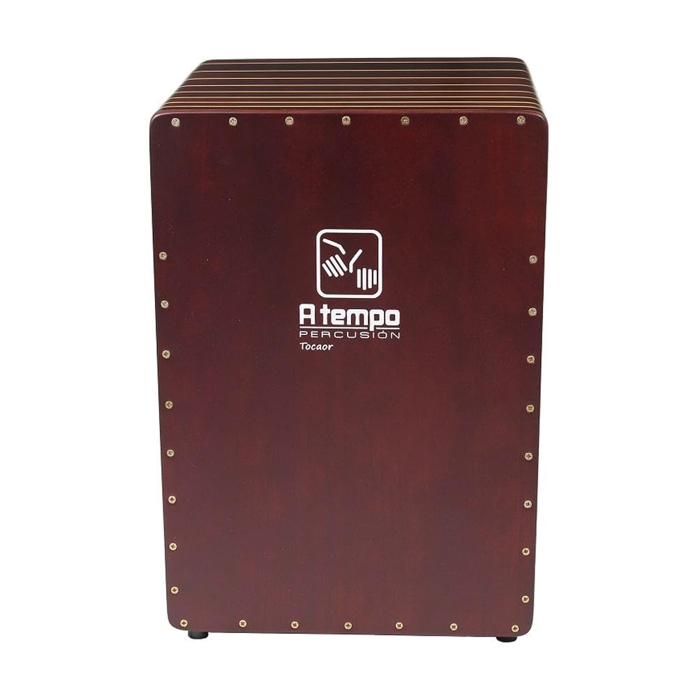 Premium Cajon Drum - Handcrafted Brown Wooden Box Drum (Model CJ-TRAY-01) | Perfect for Percussionists, Flamenco Players & Home Music Sessions