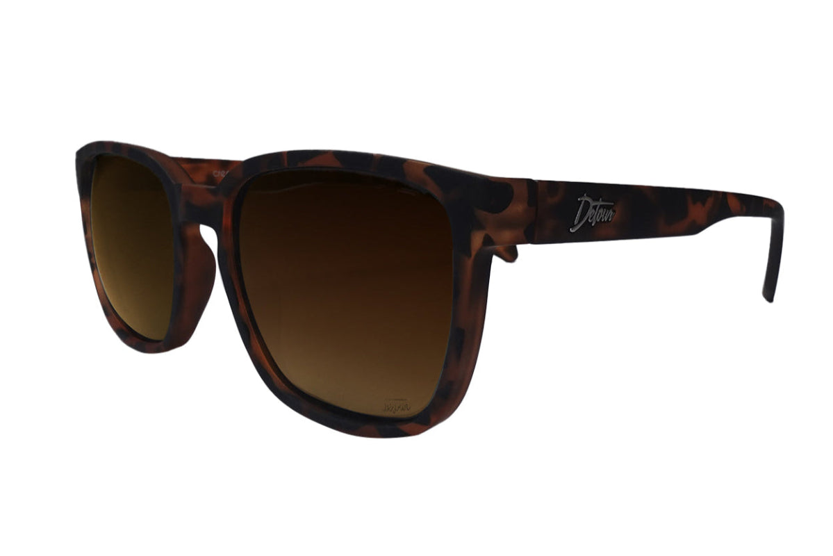 Cabana XL Tortoise Shell Brown Gradient Polarized Sunglasses - UV Protection, Stylish & Comfortable for Outdoor Activities, Beach, Driving & Fashion