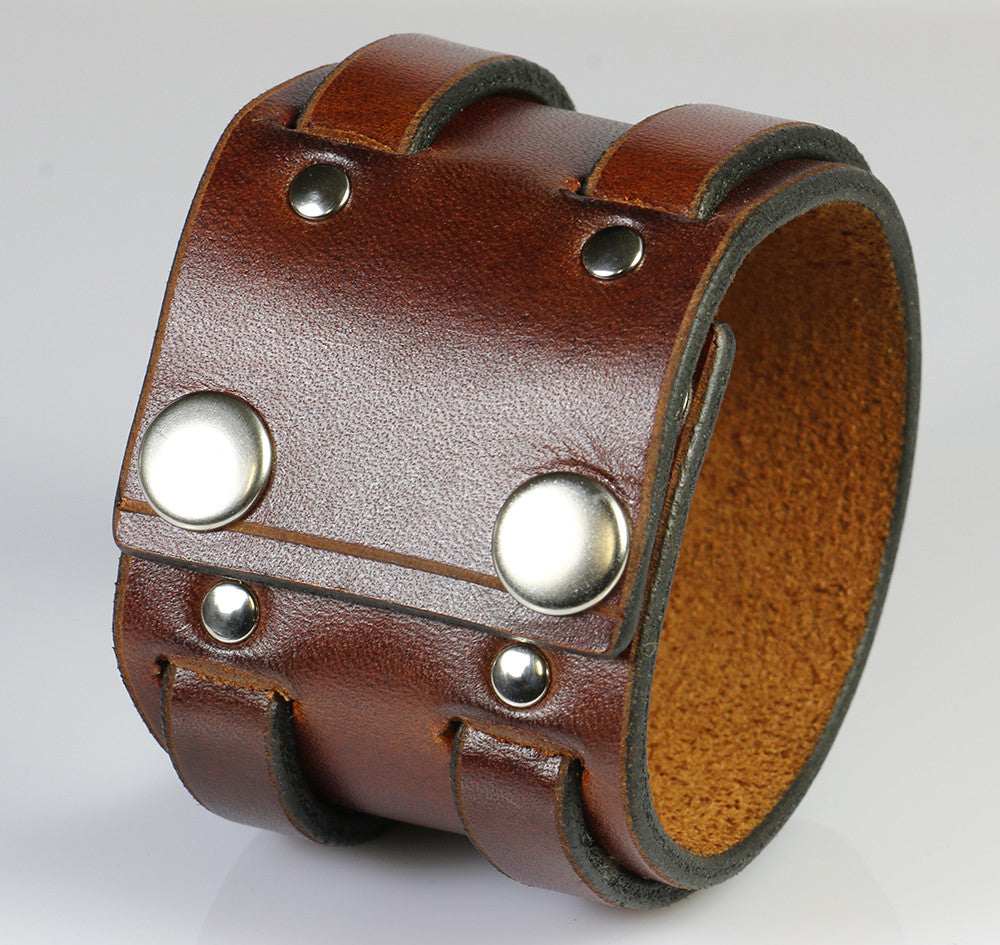 Premium Double Weave 2-Inch Wide Genuine Brown Leather Belt for Men - Perfect for Casual Wear, Office & Formal Occasions