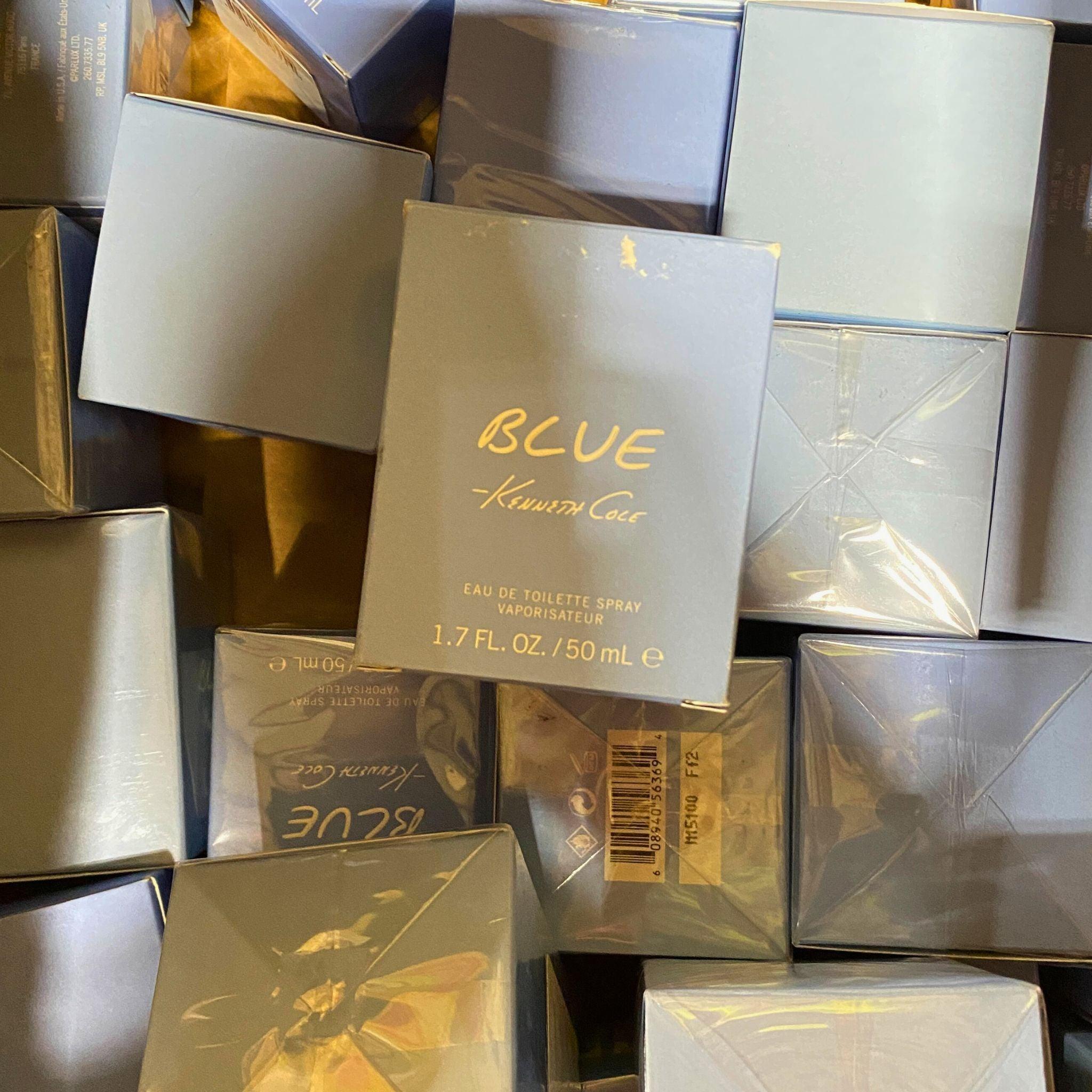 Blue Kenneth Cole EDT Spray for Men - 1.7 oz (60 Pcs Bulk) - Fresh Citrus & Woody Fragrance - Perfect for Daily Wear, Office & Special Occasions