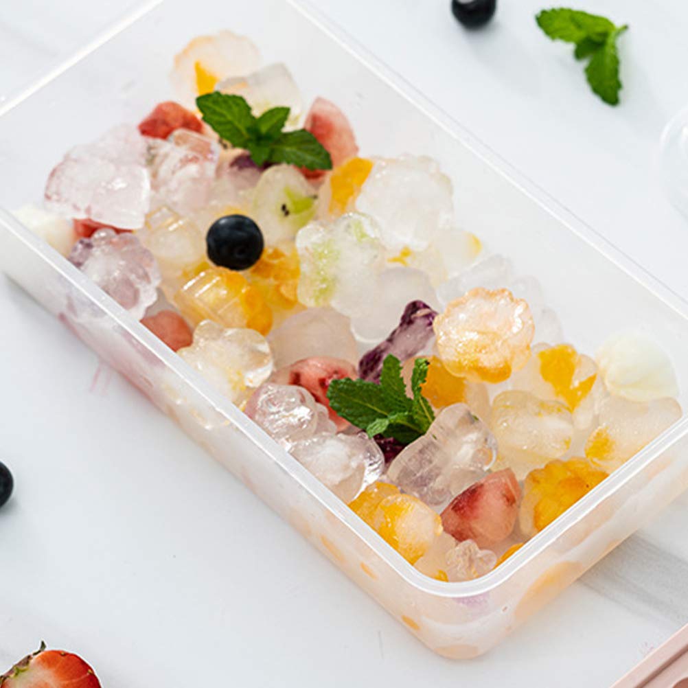 2pcs Silicone Ice Cube Trays with Lids - BPA Free, Flexible & Easy to Use - Perfect for Cocktails, Iced Coffee & Home Freezing (Blue) - Great for Parties, BBQs & Daily Beverage Chilling