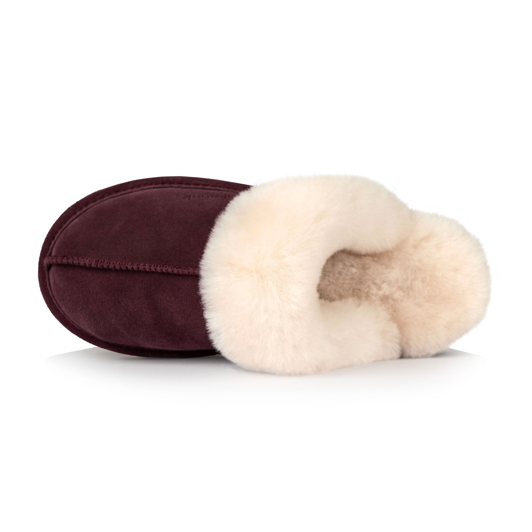 Harlow Women's Cozy Memory Foam Slippers - Soft Indoor/Outdoor House Shoes for Women, Non-Slip Comfortable Slides (Aubergine/Purple) - Perfect for Relaxing at Home, Lounging, or Quick Outdoor Errands