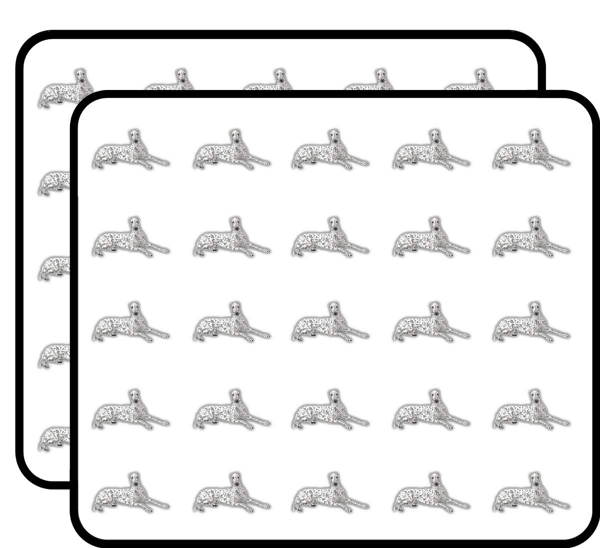 Whippet Lying Dog Stickers 50 Pack - Cute Dog Art Decals for Scrapbooking, DIY Crafts, Bullet Journals, Calendars & Albums - Perfect for Kids Art Projects, Home Decor & Gift Wrapping