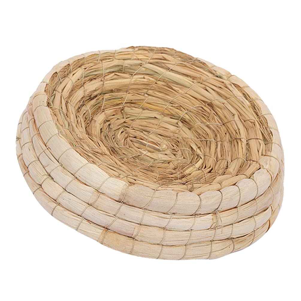 Balacoo Pet Bed - Woven Nest for Birds, Guinea Pigs & Bunnies - Grass House for Small Animals