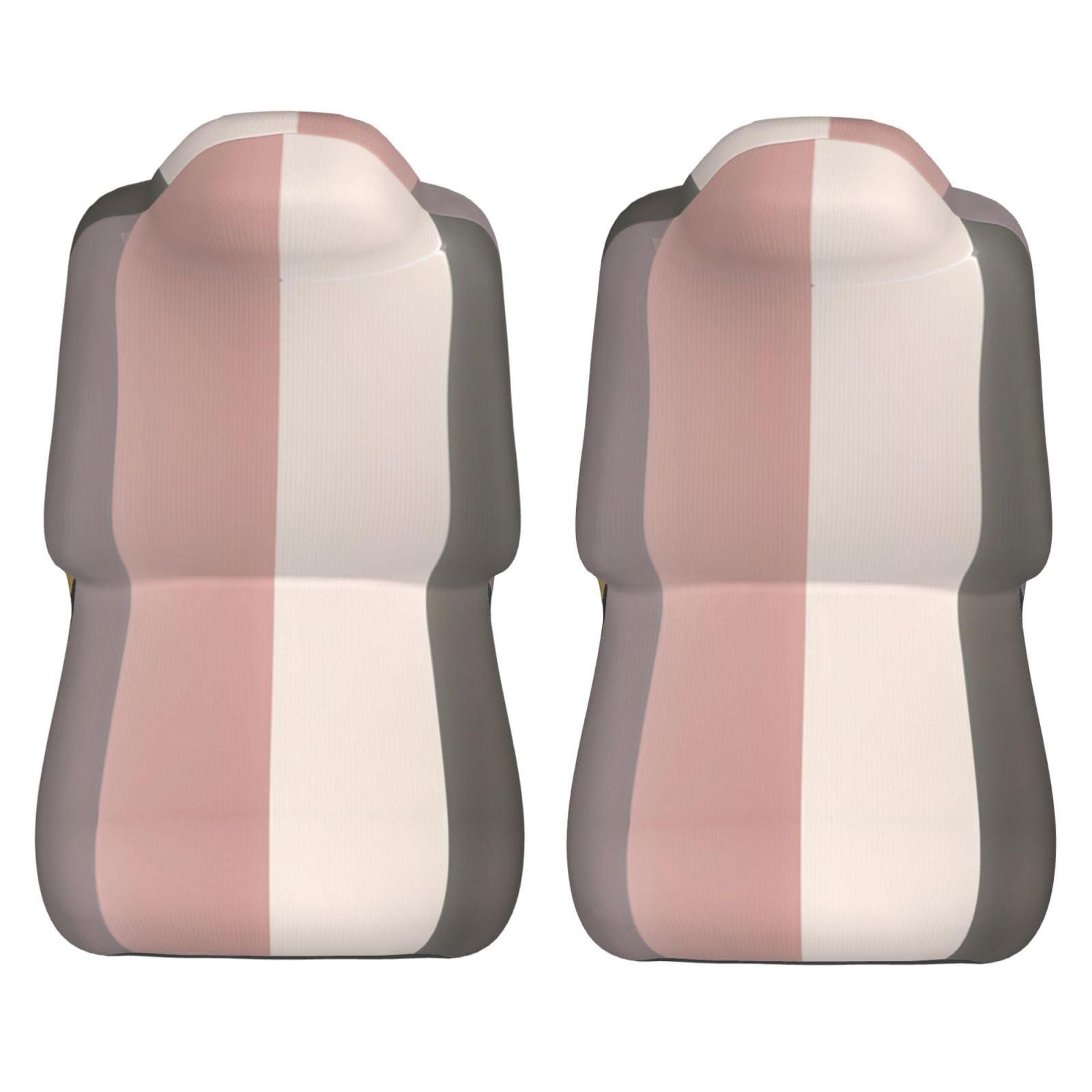 ZYVIA Double Protection High-Elasticity Polyester Car Seat Covers Set of 2 - Universal Fit for Cars, SUVs, Trucks & Vans | Warm Rustic Colors | Durable & Comfortable for Daily Commute, Road Trips & Family Travel