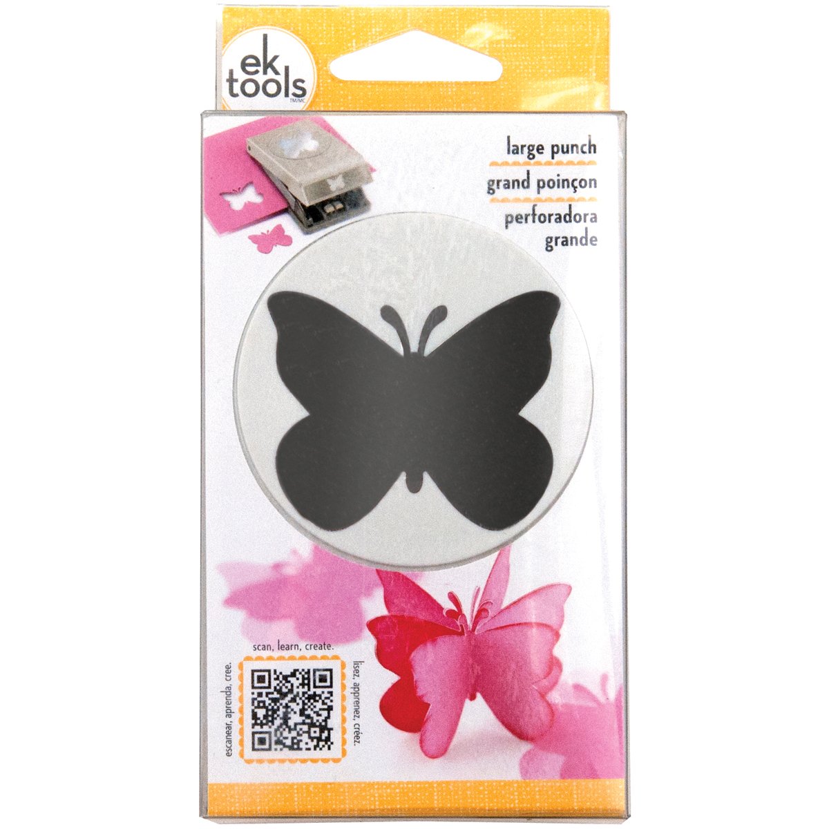 EK Tools Large Butterfly Punch - Scrapbooking & Card Making Craft Supplies for DIY Projects, Gift Wrapping, and Paper Crafts