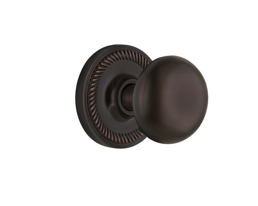 Vintage Rope Rosette with New York Knob - 2.375