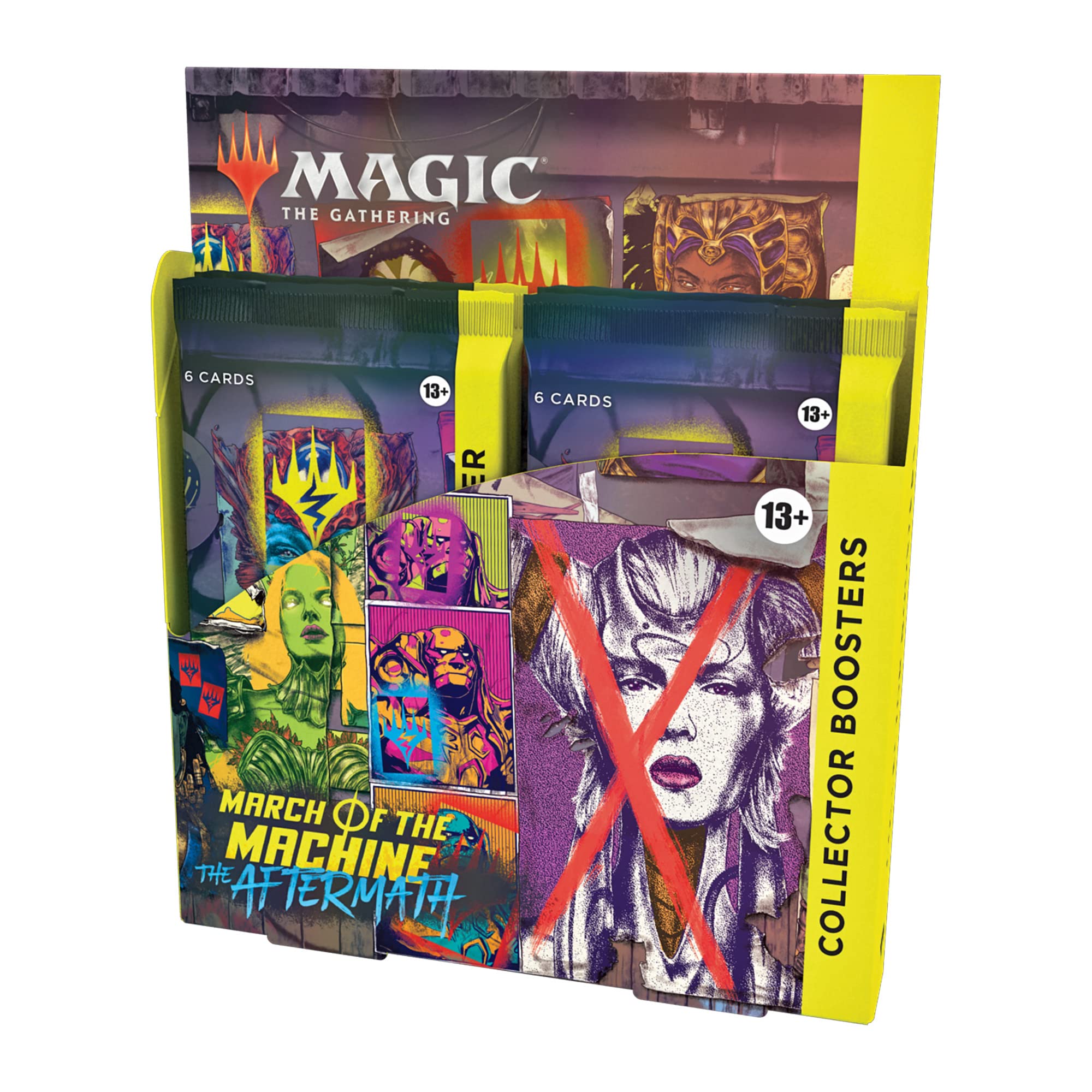 Magic: The Gathering March of the Machine: The Aftermath Collector Booster Box - 12 Packs (72 Cards) | MTG Expansion for Collectors & Players | Perfect for Tournaments, Casual Play & Card Trading