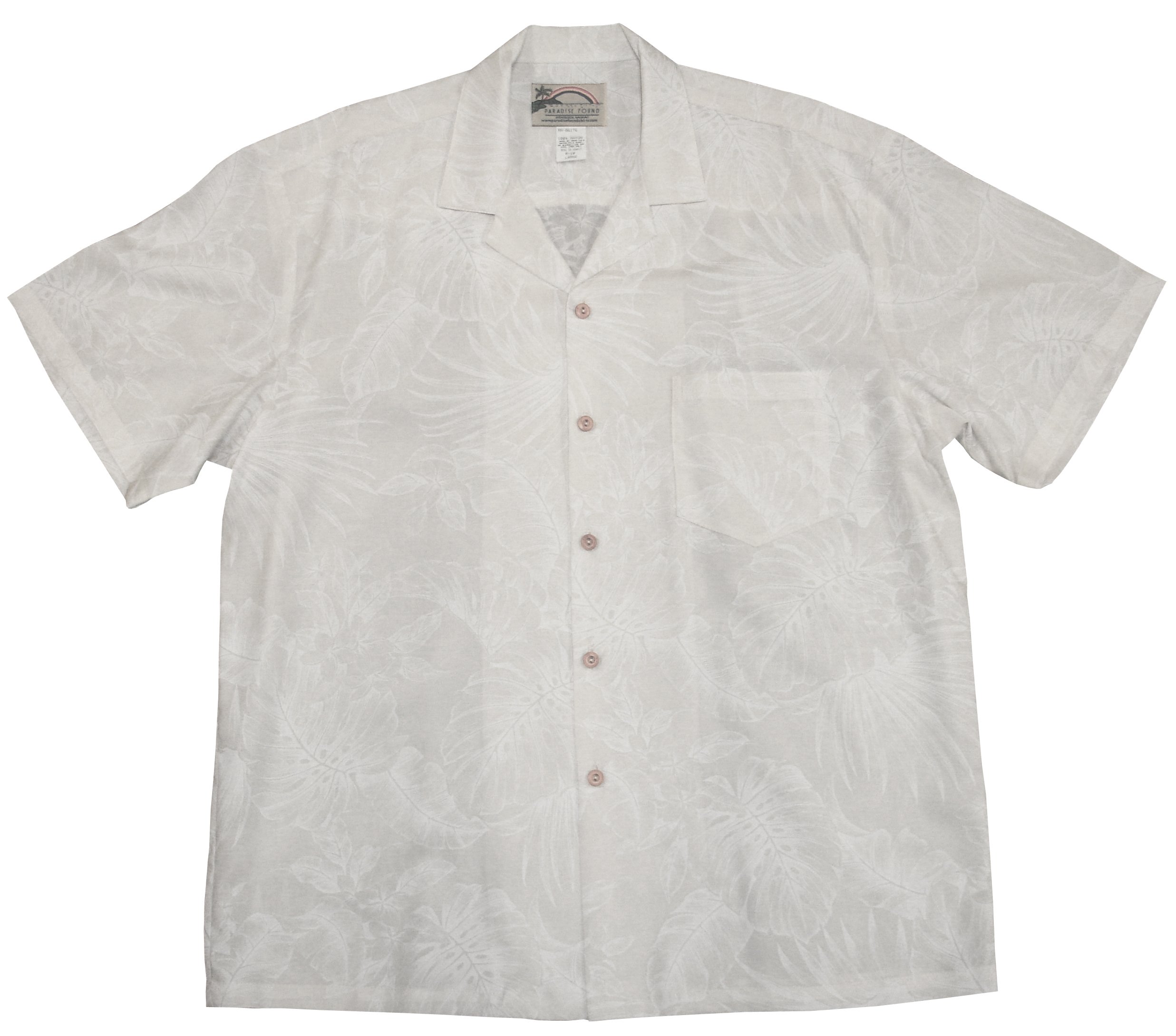 Paradise Found Men's Midnight Garden Wedding White Dress Shirt 6X - Perfect for Weddings, Formal Events & Special Occasions