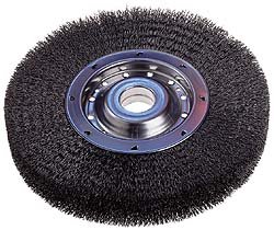 Osborn 22015SP Crimped Wire Wheel Brush - Carbon Steel Bristles, 0.02