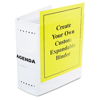 VariCap6 1 6 Expandable Binder - 6-Ring Expanding File Folder for Documents, School & Office Organization - Perfect for Students, Teachers & Professionals
